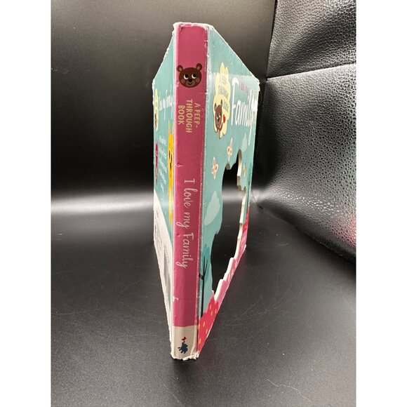 Peek Through Books I Love My Family Robyn Gale VERY RARE READ Board Book - Picture 10 of 11